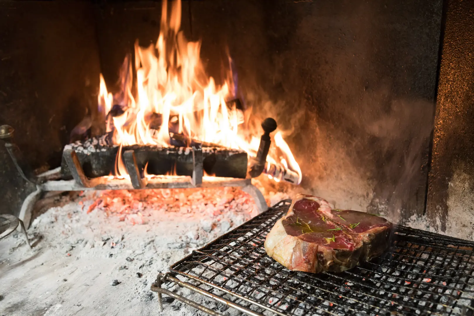 Florentine Steak with Wines in San Gimignano Winery from Florence